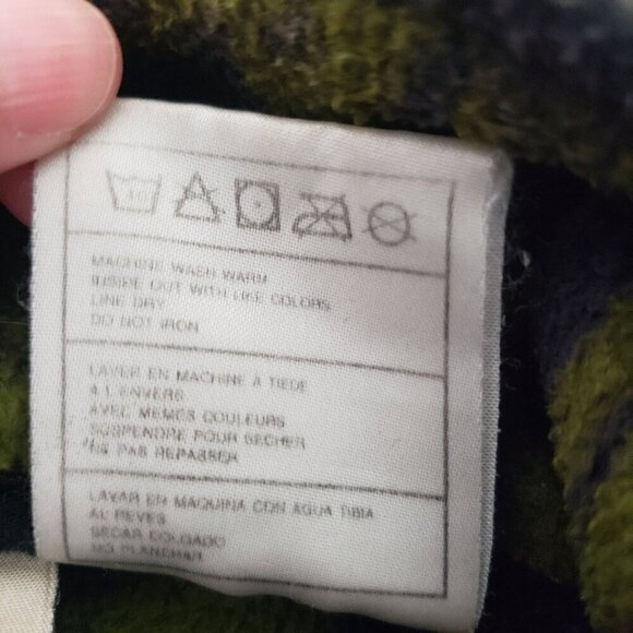 Vintage 90s Nike ACG Fleece Pullover 1/4 Zip Abstract Sweatshirt Mens Size XL - Picture 9 of 15